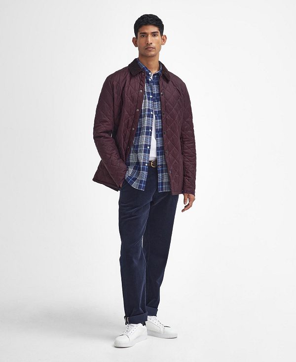 Barbour Heritage Liddesdale Quilted Jacket μπορντο | BABO87400