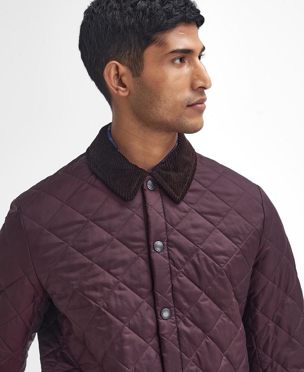 Barbour Heritage Liddesdale Quilted Jacket μπορντο | BABO87400