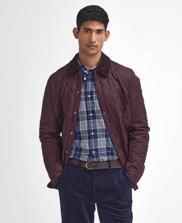 Barbour Heritage Liddesdale Quilted Jacket μπορντο | BABO87400