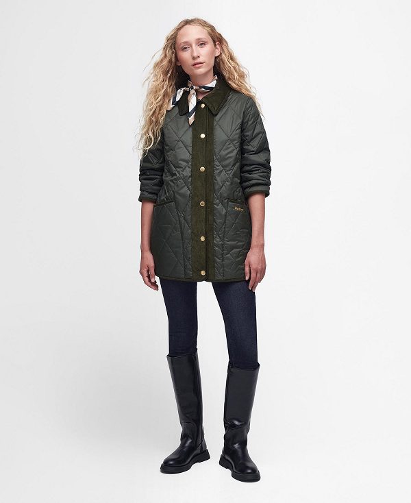 Barbour Highcliffe Quilted Jacket μαυρα | BABO89290