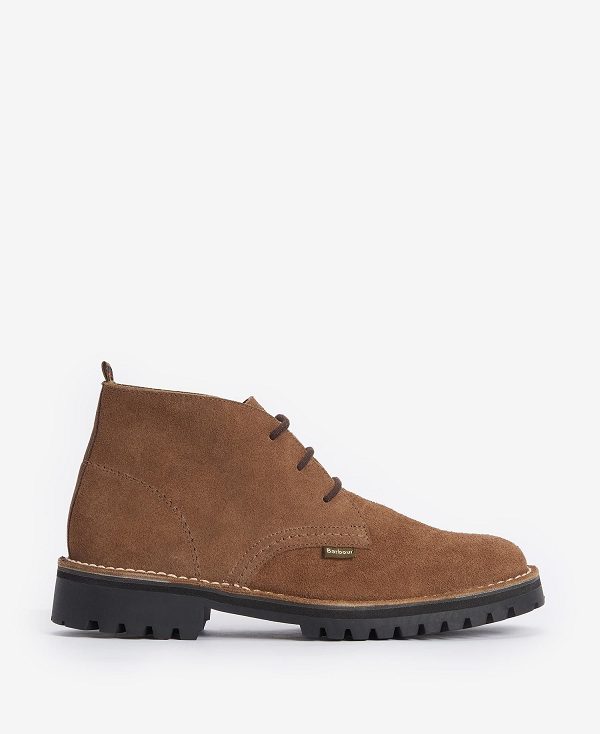 Barbour Hobart Chukka Boots καφε | BABO88874