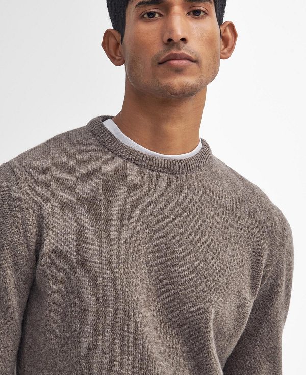 Barbour Holden Crew Neck Jumper πρασινο | BABO88648
