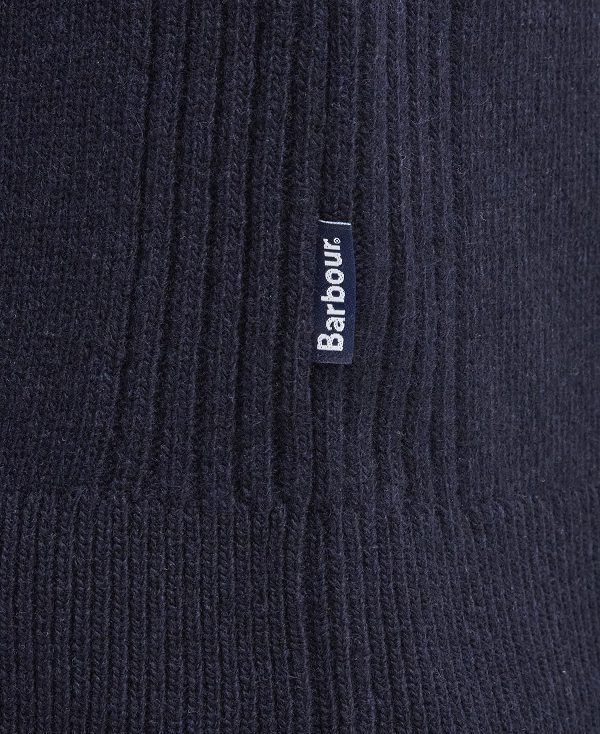 Barbour Holden Crew Neck Jumper σκουρο μπλε | BABO88649