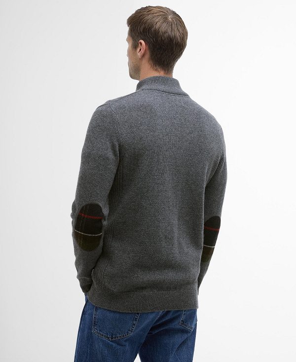 Barbour Holden Half Zip Jumper σκουρο μπλε | BABO88524