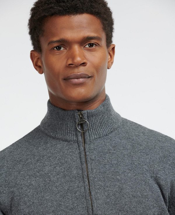 Barbour Holden Half Zip Jumper σκουρο μπλε | BABO88524