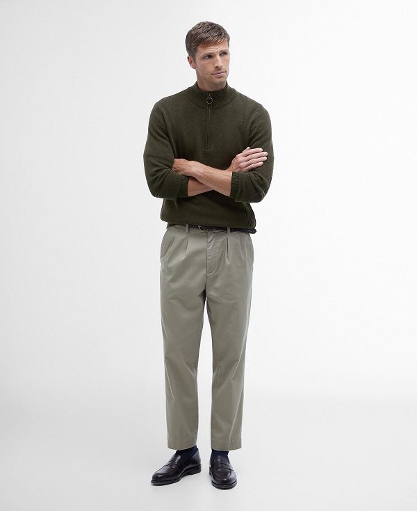 Barbour Holden Half Zip Jumper σκουρο μπλε | BABO88539