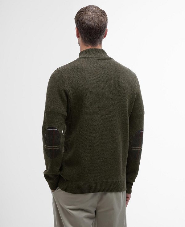 Barbour Holden Half Zip Jumper σκουρο μπλε | BABO88539