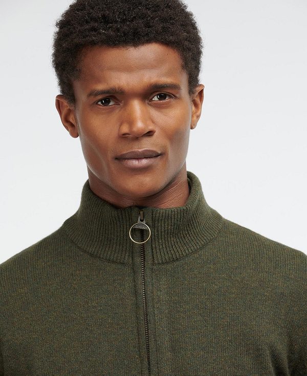 Barbour Holden Half Zip Jumper σκουρο μπλε | BABO88539