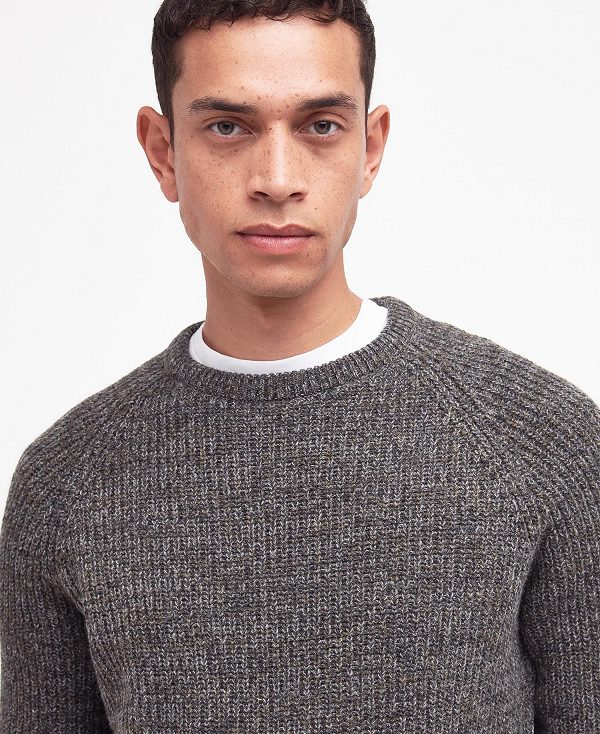 Barbour Horseford Crew Neck Jumper γκρι | BABO88571