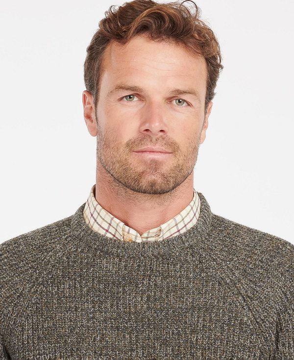 Barbour Horseford Crew Neck Jumper γκρι | BABO88571