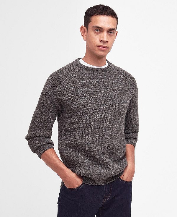 Barbour Horseford Crew Neck Jumper γκρι | BABO88571