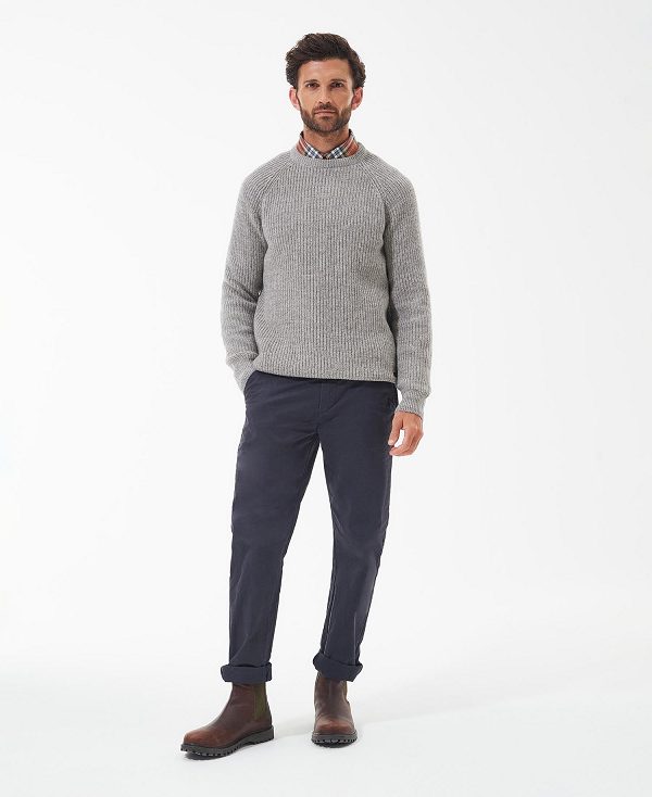 Barbour Horseford Crew Neck Jumper Μπεζ | BABO88576