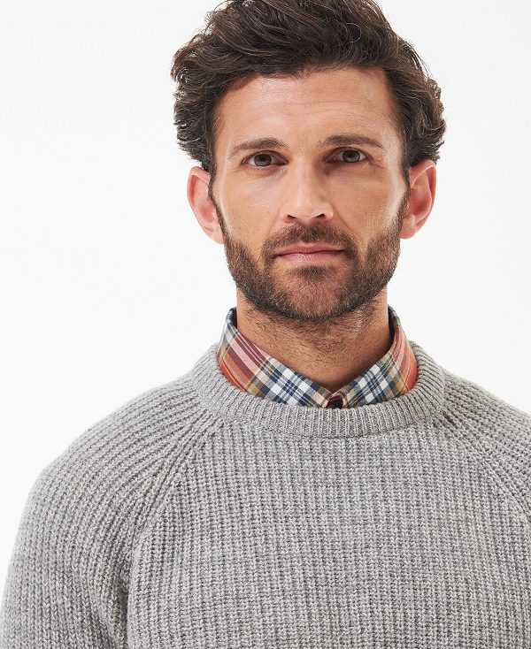 Barbour Horseford Crew Neck Jumper Μπεζ | BABO88576