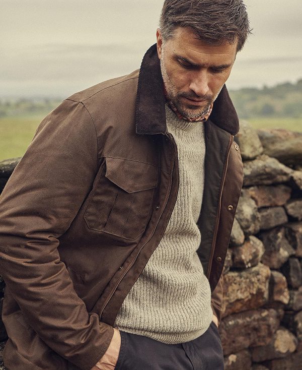 Barbour Horseford Crew Neck Jumper Μπεζ | BABO88576