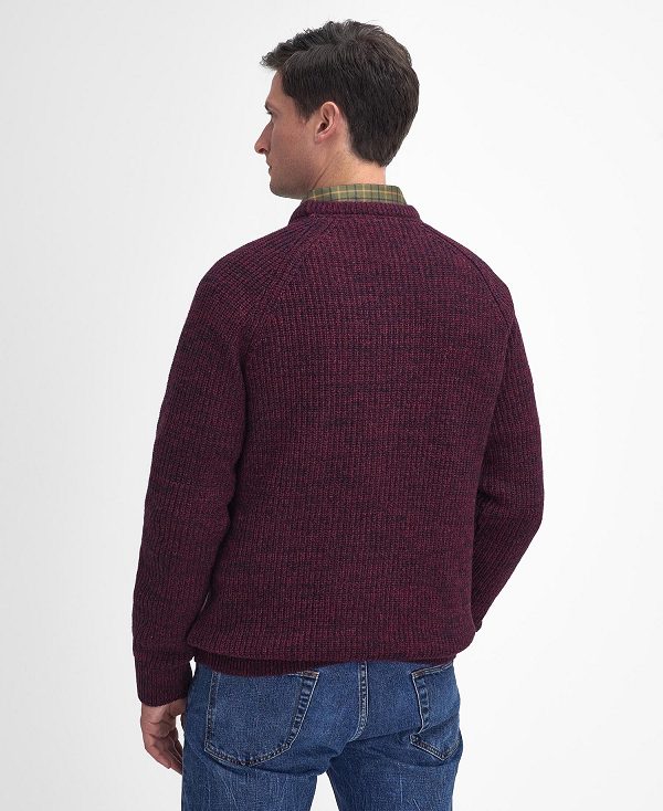 Barbour Horseford Crew Neck Jumper μπορντο | BABO88664