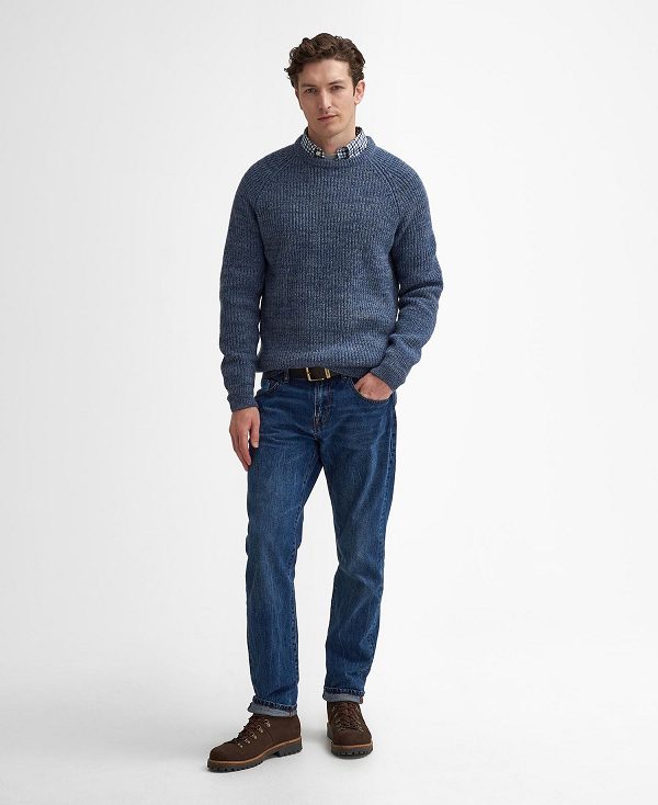 Barbour Horseford Crew Neck Jumper μπλε | BABO88665