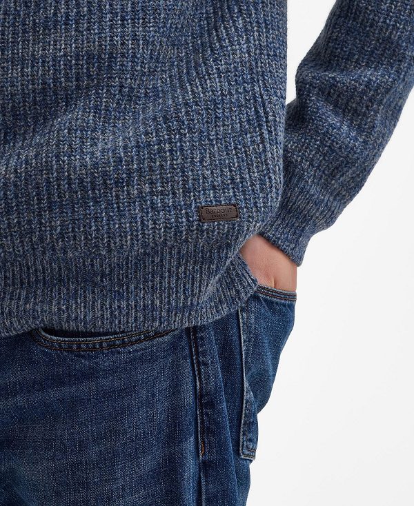 Barbour Horseford Crew Neck Jumper μπλε | BABO88665