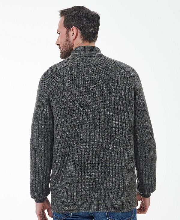 Barbour Horseford Half-zip Jumper Ελιά | BABO88521