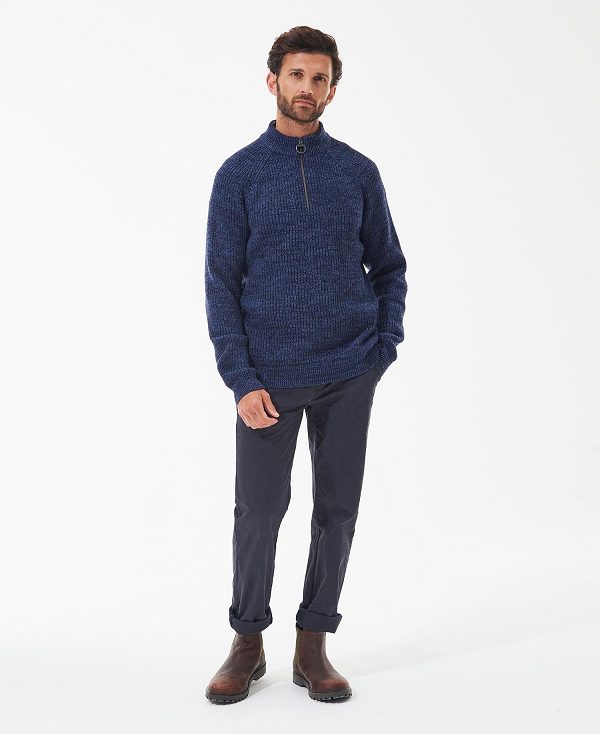 Barbour Horseford Half-zip Jumper σκουρο μπλε | BABO88565
