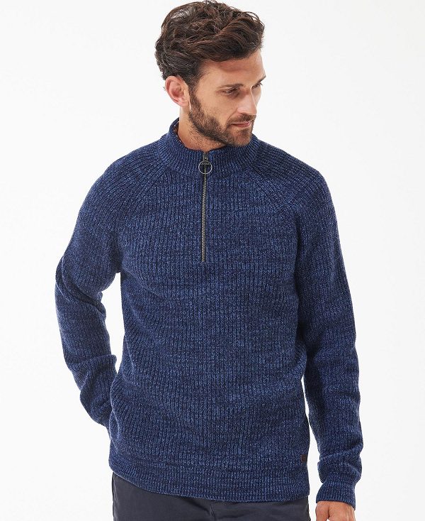 Barbour Horseford Half-zip Jumper σκουρο μπλε | BABO88565