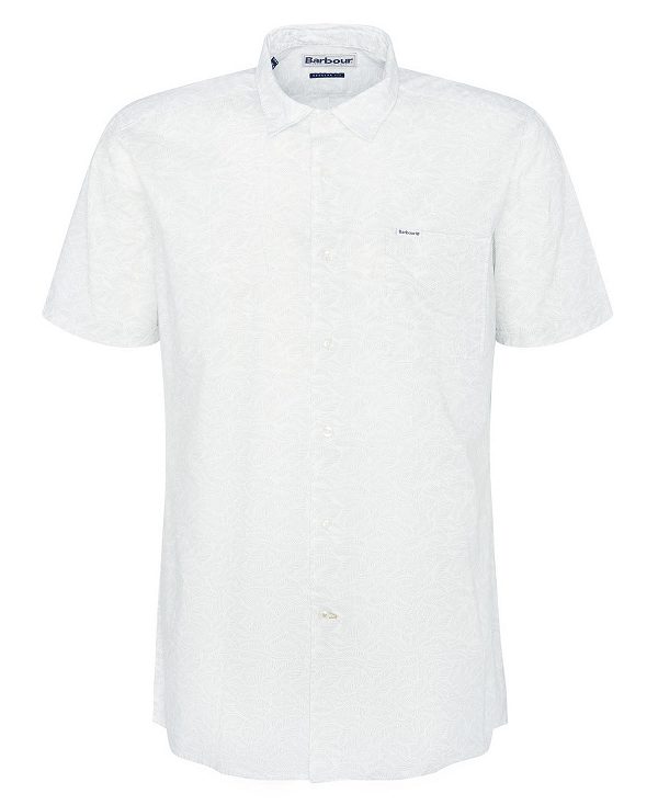 Barbour Horsehill Regular Short-sleeved Shirt ασπρα | BABO87771