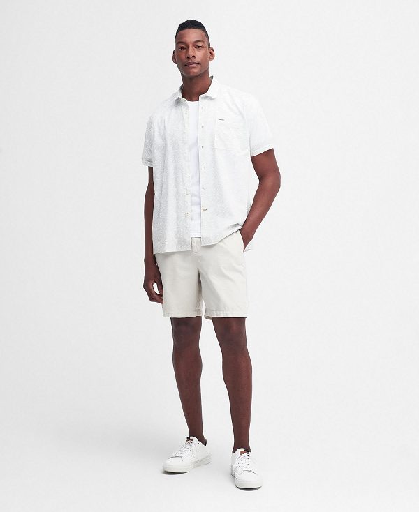 Barbour Horsehill Regular Short-sleeved Shirt ασπρα | BABO87771