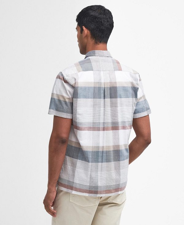 Barbour Hurlford Regular Short-sleeved Shirt ασπρα | BABO87773