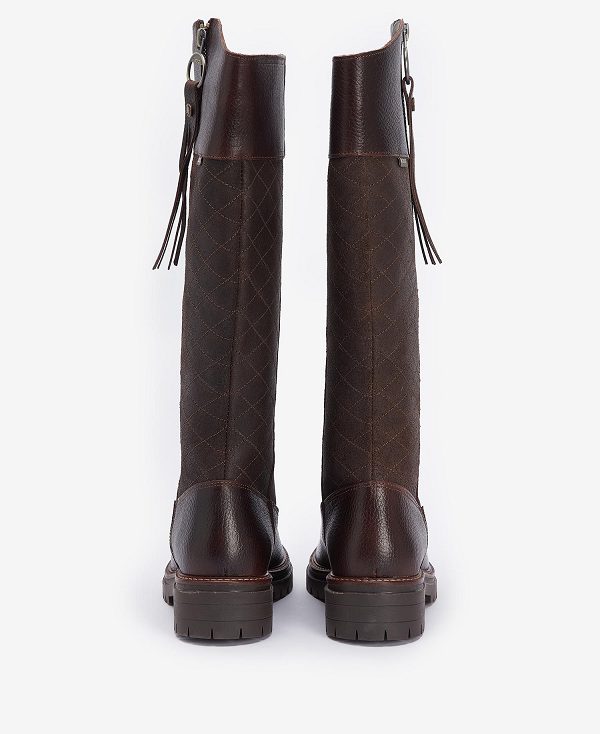 Barbour Ingrid Knee-high Boots σκούρο καφε | BABO89874