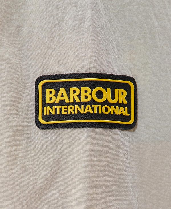 Barbour Inlet Regular Fit Overshirt ανοιχτο γκρι | BABO87646