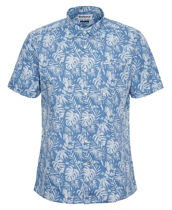 Barbour Ives Regular Shirt μπλε | BABO87761