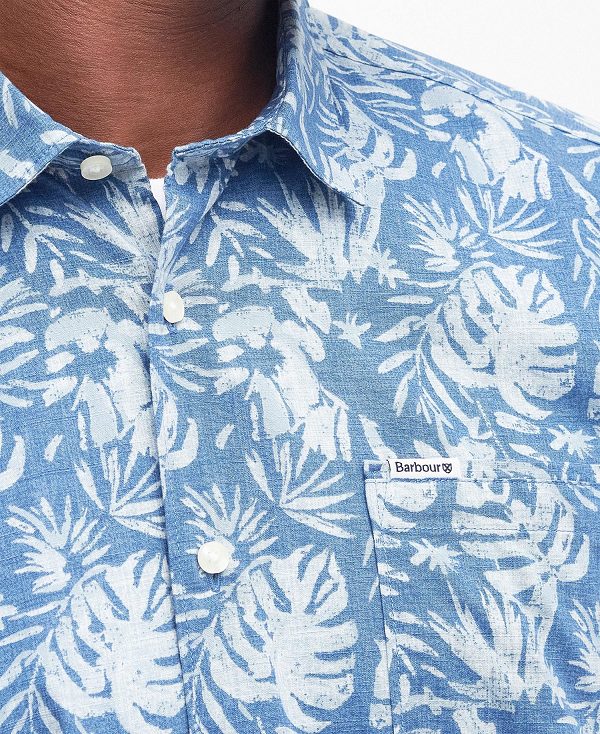 Barbour Ives Regular Shirt μπλε | BABO87761