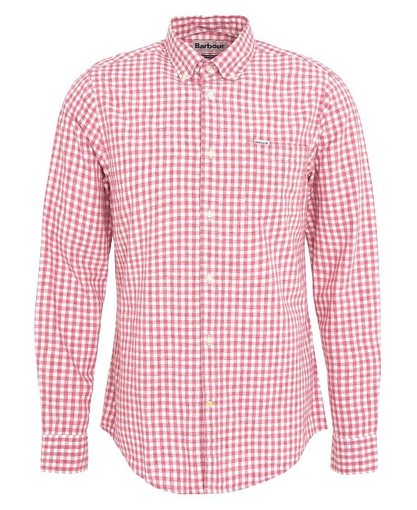Barbour Kanehill Tailored Shirt ροζ | BABO87688