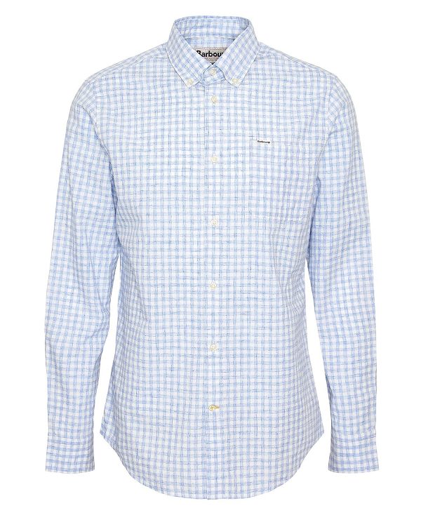 Barbour Kanehill Tailored Shirt μπλε | BABO87690