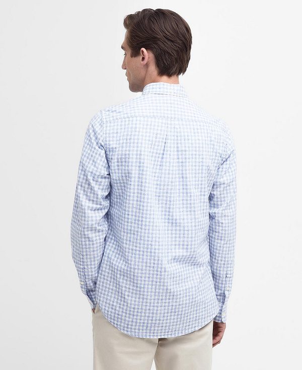 Barbour Kanehill Tailored Shirt μπλε | BABO87690