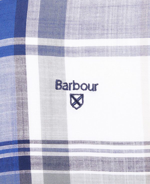 Barbour Kidd Tailored Shirt σκουρο μπλε | BABO87598