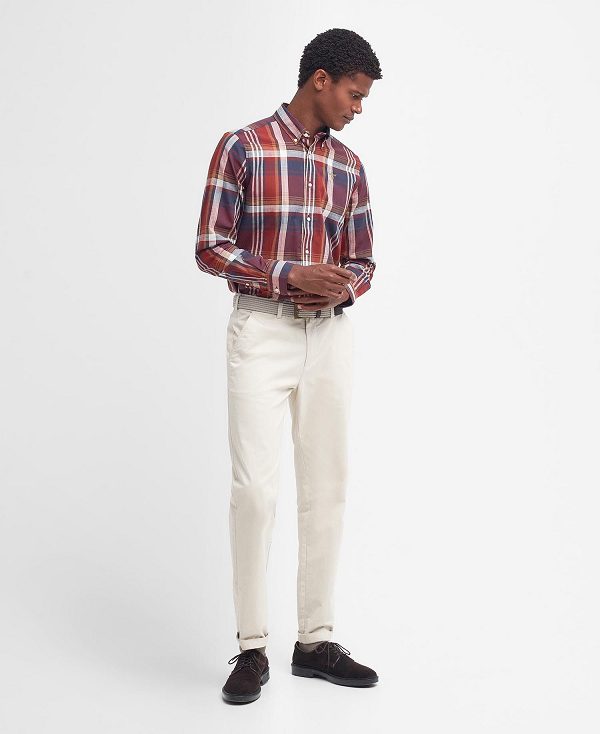 Barbour Kidd Tailored Shirt βαθυ μπλε | BABO87763