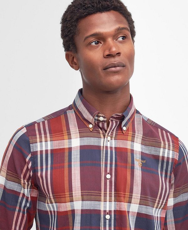 Barbour Kidd Tailored Shirt βαθυ μπλε | BABO87763
