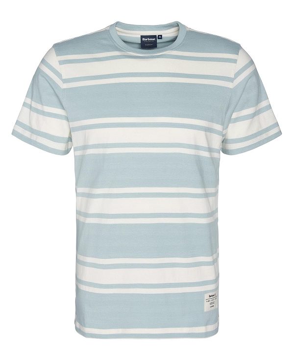 Barbour Kilton Striped T-shirt μπλε | BABO88358
