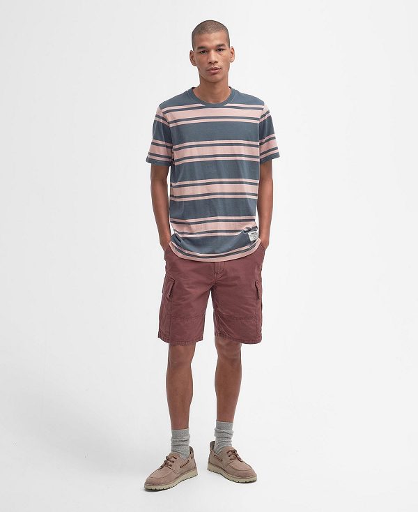 Barbour Kilton Striped T-shirt μπλε | BABO88373