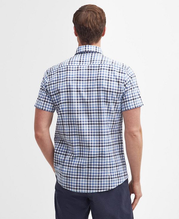 Barbour Kinson Tailored Shirt σκουρο μπλε | BABO87738