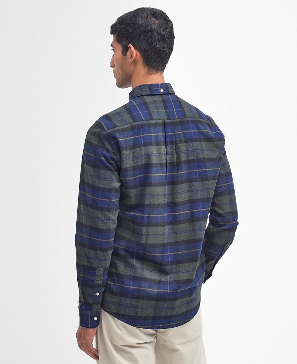 Barbour Kyeloch Tailored Fit Shirt σκουρο μπλε | BABO87827