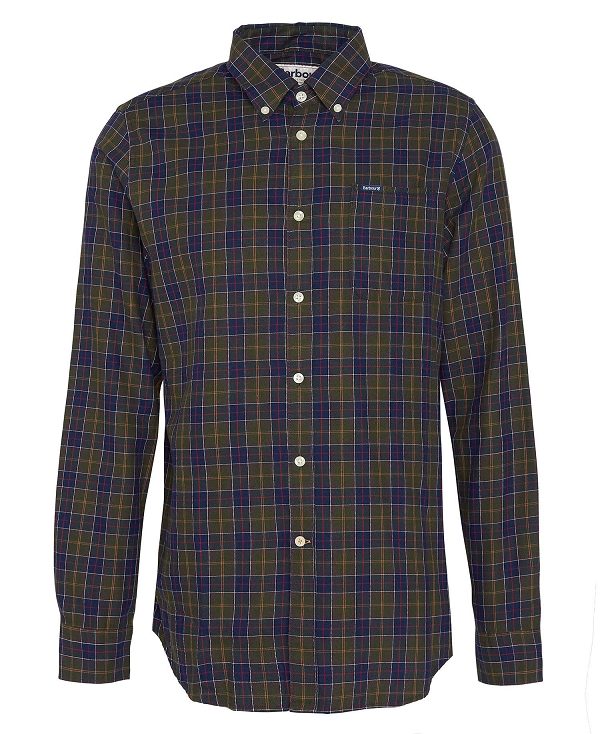 Barbour Lanark Tailored Long-sleeved Shirt Πολύχρωμο | BABO87843