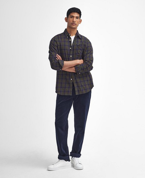 Barbour Lanark Tailored Long-sleeved Shirt Πολύχρωμο | BABO87843