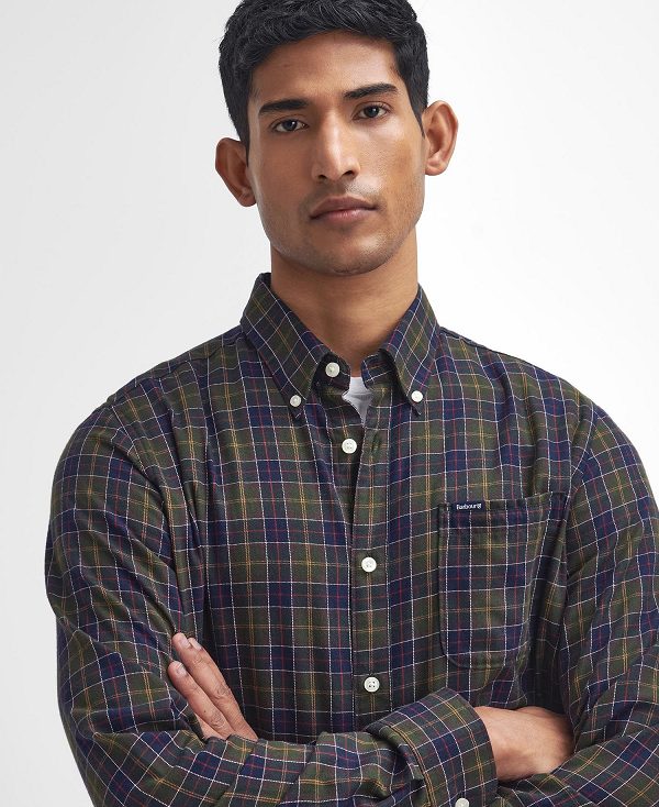 Barbour Lanark Tailored Long-sleeved Shirt Πολύχρωμο | BABO87843