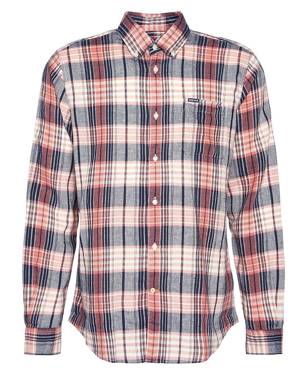Barbour Laneskin Tailored Long-sleeved Shirt Πολύχρωμο | BABO87743