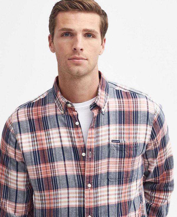 Barbour Laneskin Tailored Long-sleeved Shirt Πολύχρωμο | BABO87743