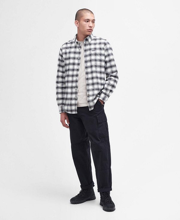 Barbour Langton Tailored Shirt Μπεζ | BABO87662