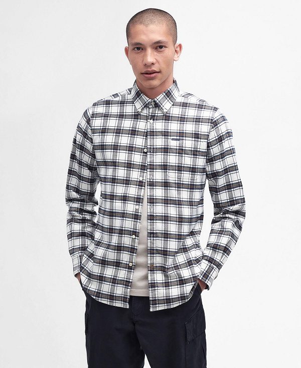 Barbour Langton Tailored Shirt Μπεζ | BABO87662