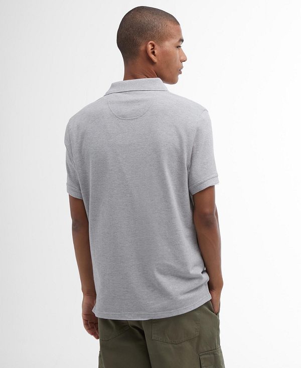 Barbour Lightweight Sports Polo Shirt γκρι | BABO88213