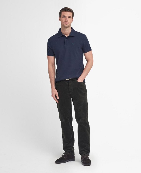 Barbour Lightweight Sports Polo Shirt σκουρο μπλε | BABO88234
